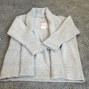 Pull&Bear Light Gray Knit Cardigan